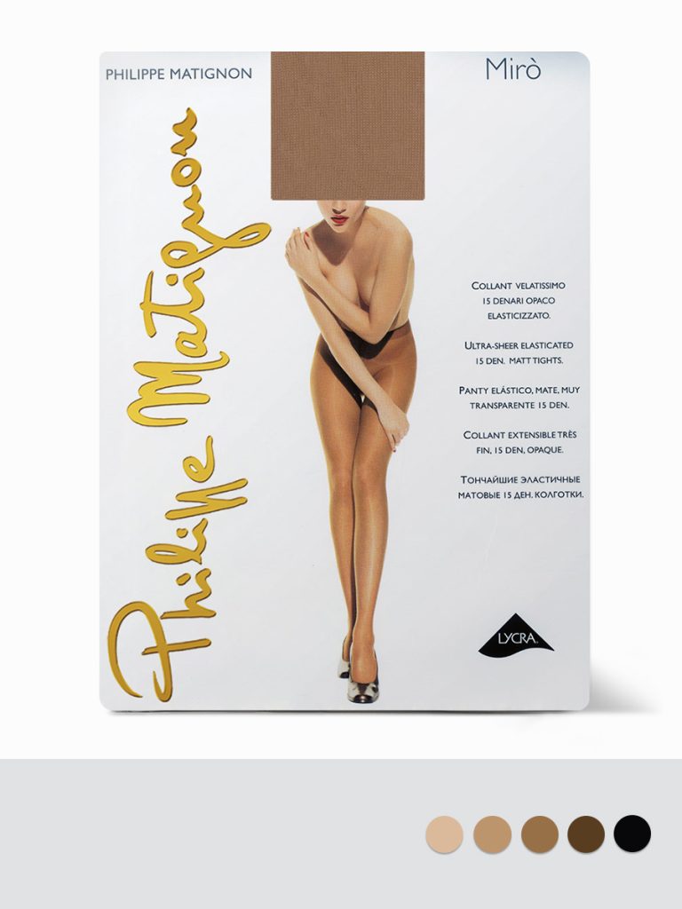 Колготки женские Philippe Matignon Miro 15 den, тонкие матовые