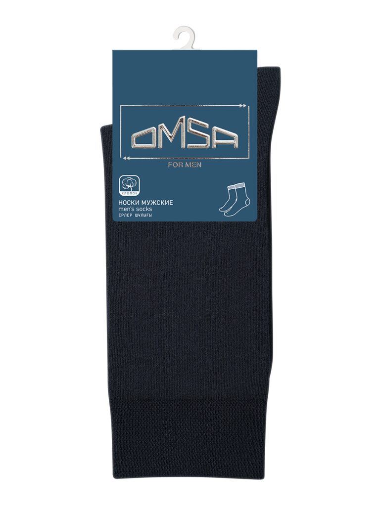 Носки мужские OMSA Classic 204 хлопковые всесезонные, гладь