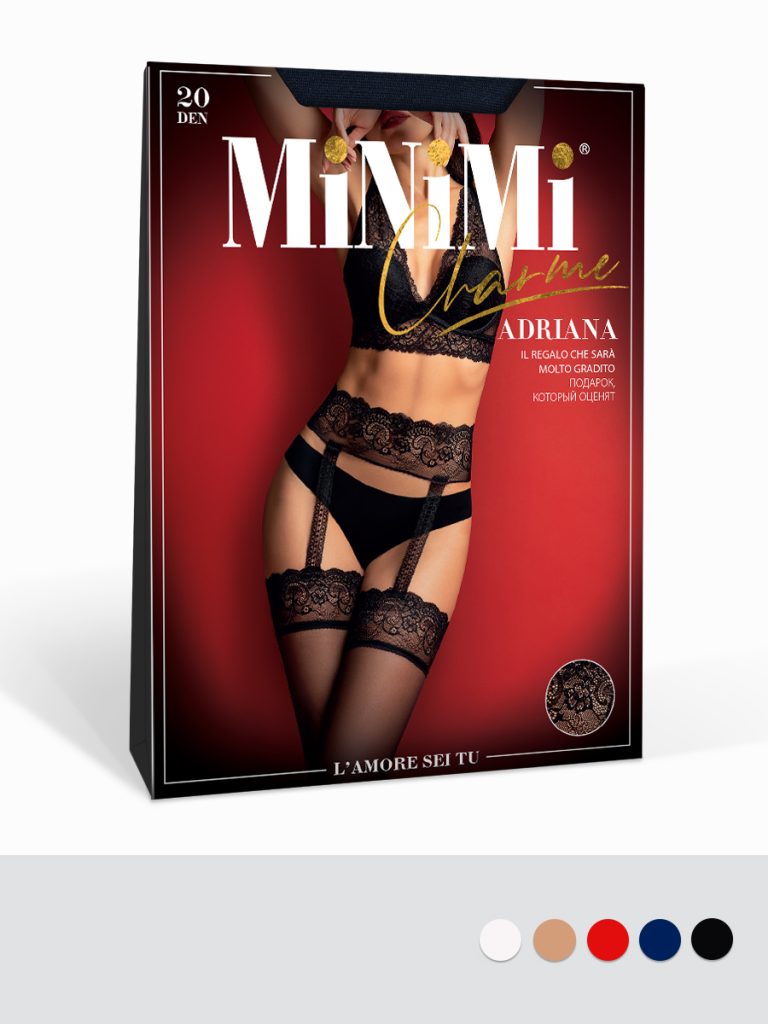 Колготки женские Minimi Adriana 20 den с открытыми бёдрами