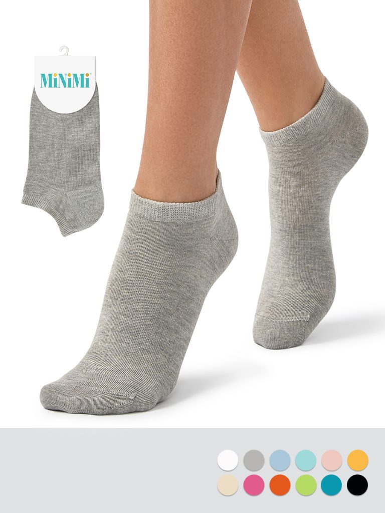 Носки женские Minimi Fresh 4102 хлопковые цветные, плоский шов