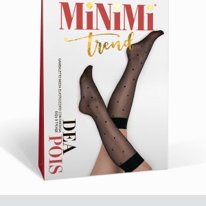 Гольфы женские Minimi Dea Pois 20 den в горошек, полуматовые