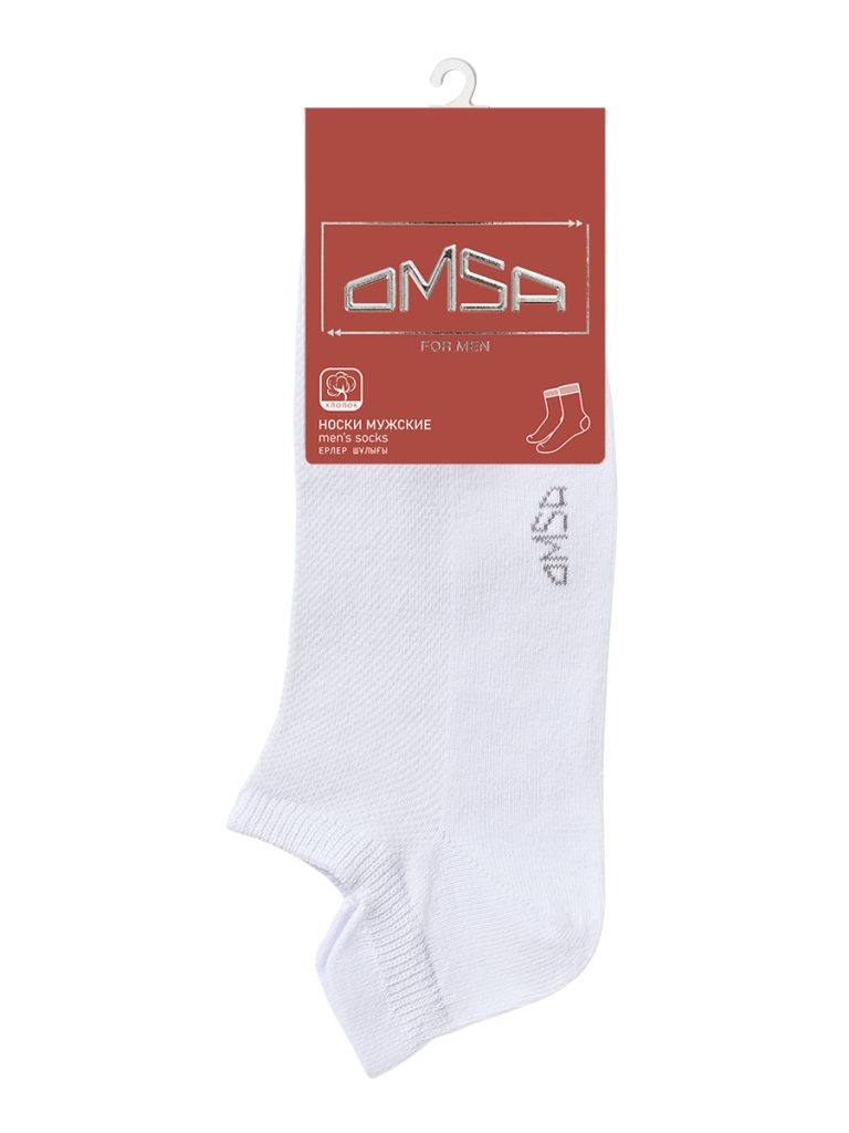 Носки мужские OMSA Active 113 короткие спортивные, задник-протектор