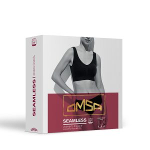 Топ OMSA OmD1121S Cotton бесшовный на широких бретелях с вкладышами