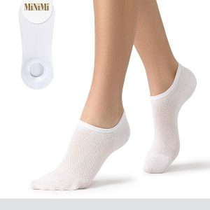 Носки женские Minimi Cotone 1204 короткие, фактурная сетка