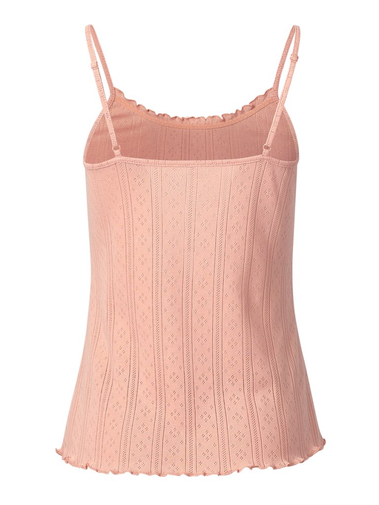 Пижама OMSA Pointelle Chic топ на бретелях и шорты, ажурный хлопок