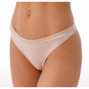 Стринги COQUETTE REVUE Shiny, микрофибра и сетка, беж — фото 3