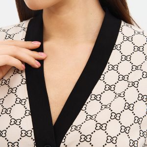 Пижама OMSA Alta Moda рубашка короткий рукав и брюки прямые, хлопок