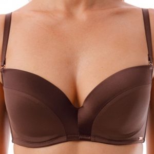 Бюстгальтер COQUETTE REVUE Shiny, тонкий поролон, скрытый каркас, беж