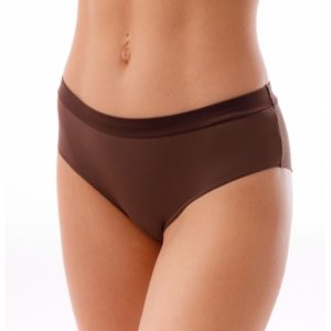 Трусы панти COQUETTE REVUE Shiny, микрофибра и сетка, беж