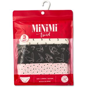 Трусы-слипы MINIMI Mi 2212-26 Print, хлопок с принтом