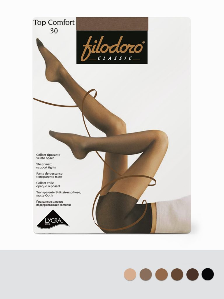 Колготки женские Filodoro Top Comfort 30 den с шортиками