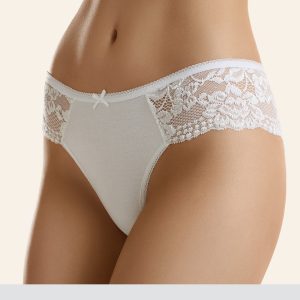 Трусы-слипы MINIMI BO223, хлопок с кружевом