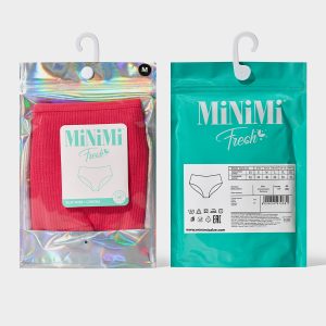 Трусы-слипы миди MINIMI Ribana, рубчик, средняя талия, хлопок