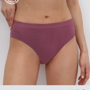Трусы-слипы миди OMSA Cotton, бесшовные, хлопок