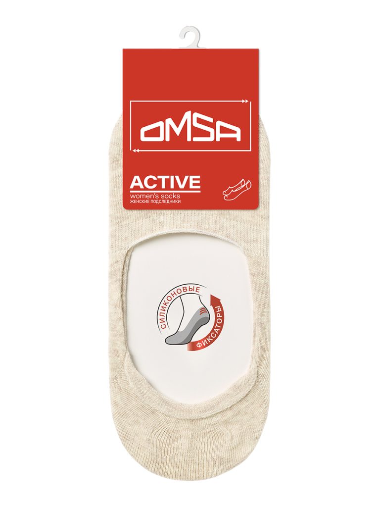 Подследники женские OMSA Active 171, меланж, силикон