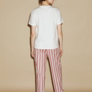 Пижама OMSA Cavallino футболка и брюки, хлопок с трендовым принтом