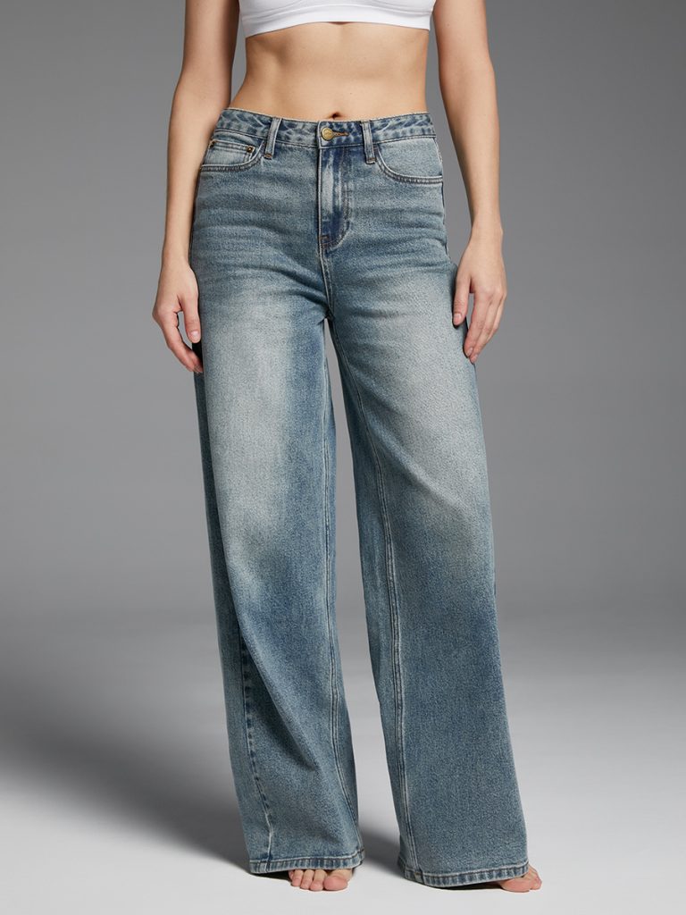 OmD 1500 WIDE LEG Джинсы жен.