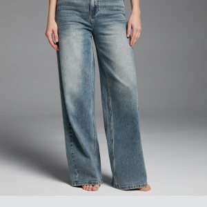 OmD 1500 WIDE LEG Джинсы жен.