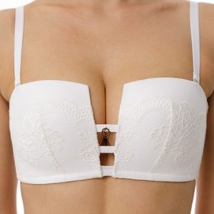 Бюстгальтер COQUETTE REVUE New Roses, бескостный, сетка и кружево — фото 4