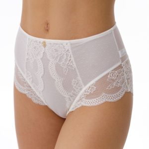 Трусы макси COQUETTE REVUE New Roses, высокая талия, сетка и кружево