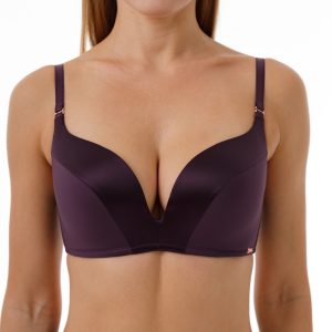 Бюстгальтер COQUETTE REVUE Shiny Push-up, бескостный на поролоне, фиолетовый
