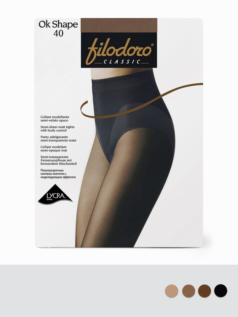 Колготки женские Ok Shape 40 den, моделирующие, массаж